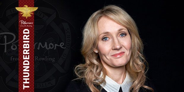 jk rowling thunderbird