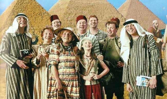 weasley ailesi misir