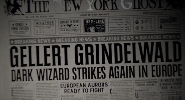 grindelwald gazete kupuru