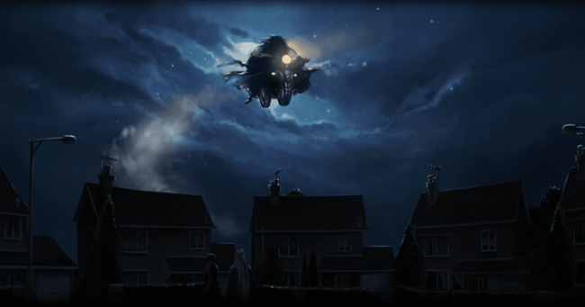 Harry Potter Dünyası - Ay Işığı Etkileri - Hagrid Uçan Motosikletiyle