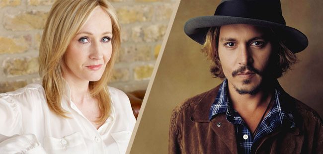 johnny depp jk rowling