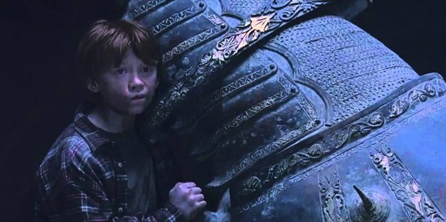 Harry Potter ve Felsefe Taşı Filmi Dublör - ron weasley satranç