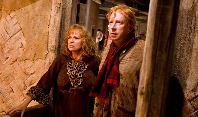 molly ve arthur weasley