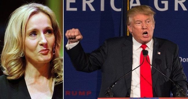 jk rowling donald trump