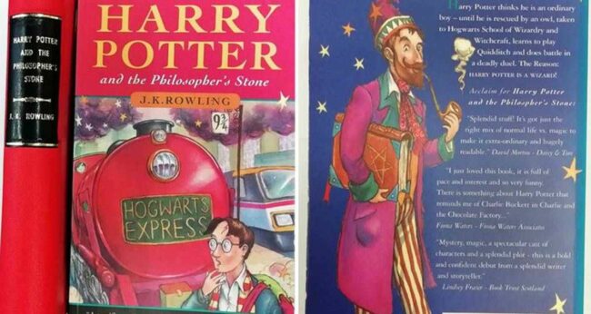 İmzalı Harry Potter ve Felsefe Taşı Kitabı