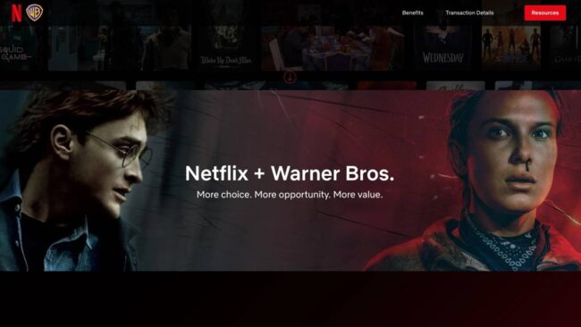 Netflix - Harry Potter - Warner Bros Satın Alma Marka