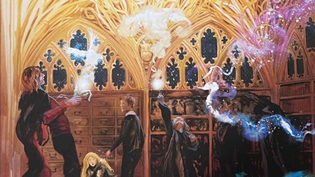 Harry Potter ve Zümrüdüanka Yoldaşlığı Resimli Özel Baskı Arka Kapak