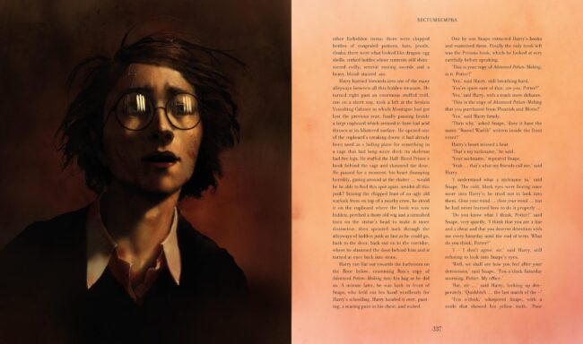 Harry Potter ve Melez Prens Resimli Özel Baskı İç 3