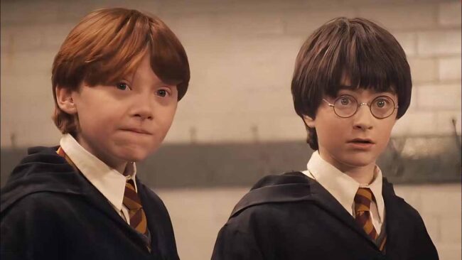 Rupert Grint Ron Weasley Harry Potter Felsefe Taşı